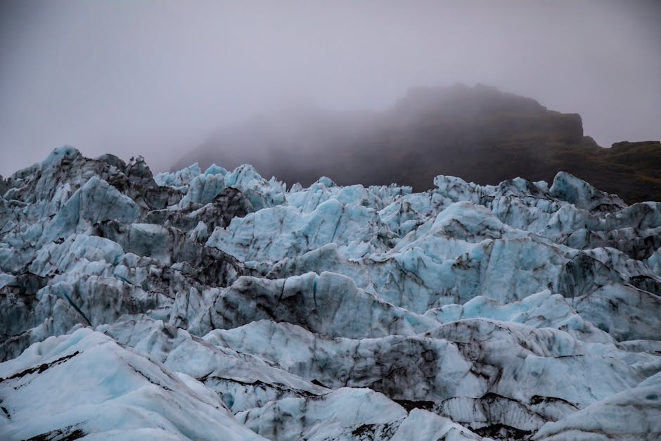 What are the effects of global warming on glaciers?